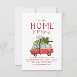 Invitación a una fiesta de calentamiento de la cas
