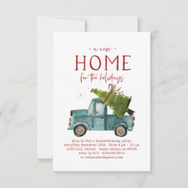 Invitación a una fiesta de calentamiento de la cas