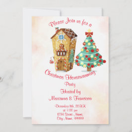 Invitación a una fiesta de calentamiento de la cas