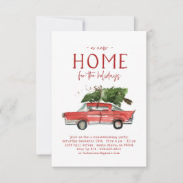 Invitación a una fiesta de calentamiento de la cas