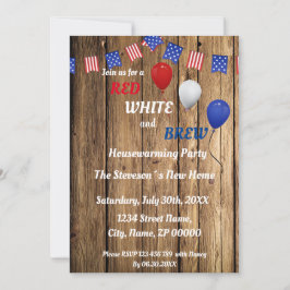 Invitación a una fiesta de calentamiento de la cas