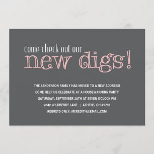 Invitación a una fiesta de calentamiento de la cas