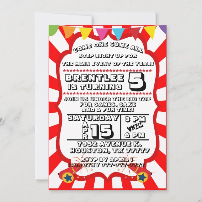 Invitación a una fiesta de carnaval, invitación a  (Anverso)
