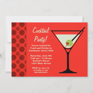 Invitación a una fiesta de cóctel