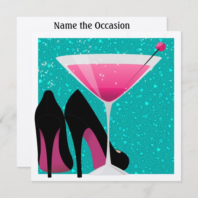 Invitación a una fiesta de cócteles por el SRF (Anverso / Reverso)