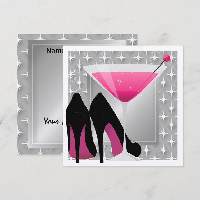 Invitación a una fiesta de cócteles por el SRF (Anverso / Reverso)