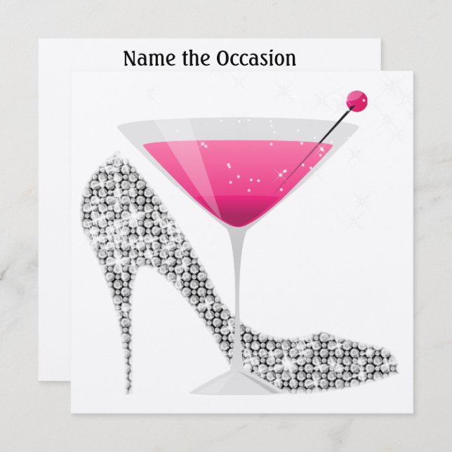 Invitación a una fiesta de cócteles por SRF (Anverso / Reverso)