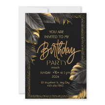 Invitación a una fiesta de cumpleaños