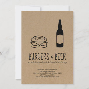 Invitación a una fiesta de cumpleaños/Bachelor de 