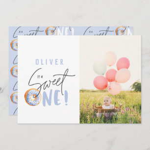 Invitación a una fiesta de cumpleaños de donut dul