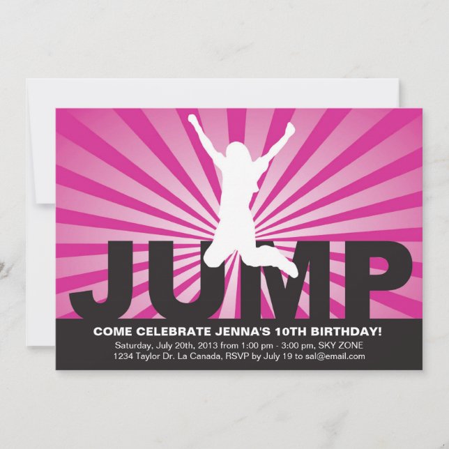 Invitación a una fiesta de cumpleaños de Trinidad  (Anverso)