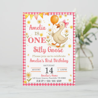 Invitación a una fiesta de cumpleaños por primera