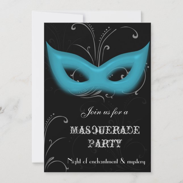 Invitación a una fiesta de disfraces de fantasía (Anverso)