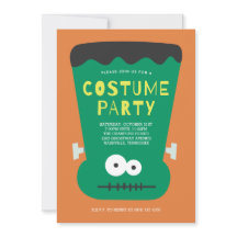 Invitación a una fiesta de disfraces de Halloween