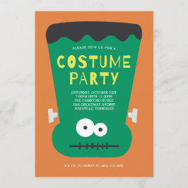 Invitación a una fiesta de disfraces de Halloween