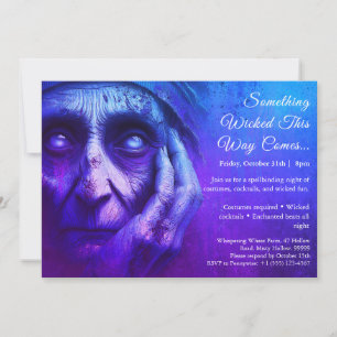 Invitación a una fiesta de disfraces de Halloween