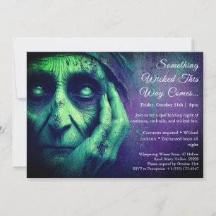 Invitación a una fiesta de disfraces de Halloween