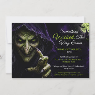 Invitación a una fiesta de disfraces de Halloween