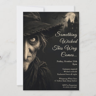 Invitación a una fiesta de disfraces de Halloween