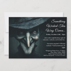 Invitación a una fiesta de disfraces de Halloween