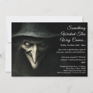 Invitación a una fiesta de disfraces de Halloween