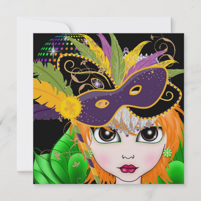 Invitación a una fiesta de disfraces por el SRF (Anverso)