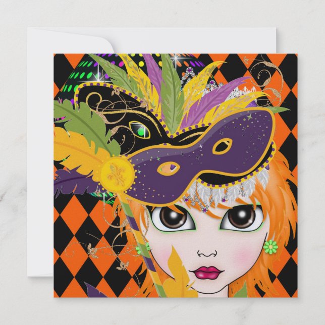 Invitación a una fiesta de disfraces por el SRF (Anverso)