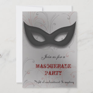 Invitación a una fiesta de disfraz de fantasía