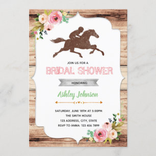 Invitación a una fiesta de duchas de novias en el 