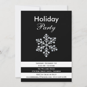 Invitación a una fiesta de esparkle y dramática