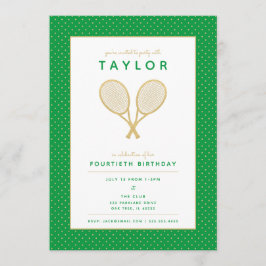 Invitación a una fiesta de Estrella del Tenis