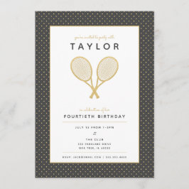 Invitación a una fiesta de Estrella del Tenis