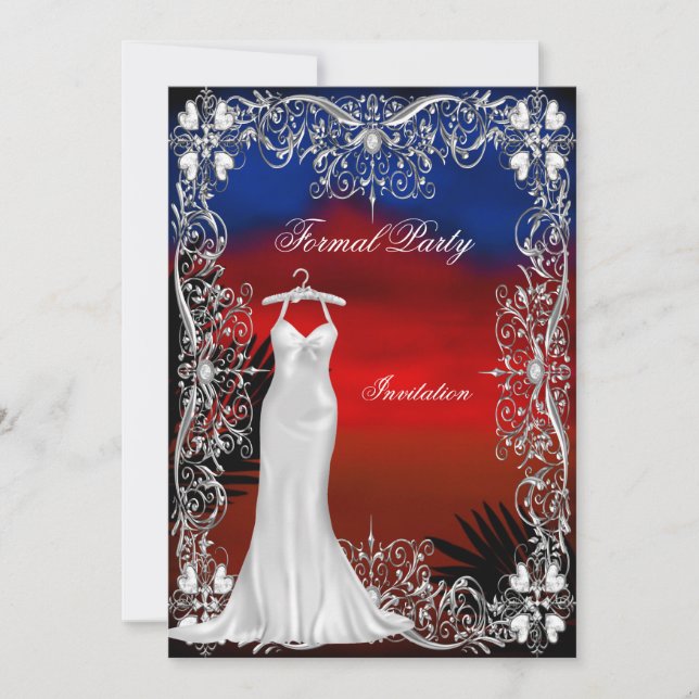 Invitación a una fiesta de evento formal 2 (Anverso)