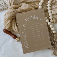 Invitación a una fiesta de fiestas de Brunch & Bub