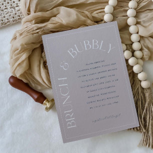 Invitación a una fiesta de fiestas de Brunch & Bub