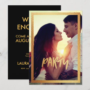 Invitación a una fiesta de fotos para el compromis