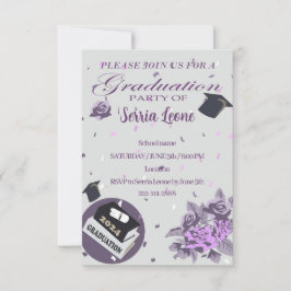 Invitación a una fiesta de graduación 2024