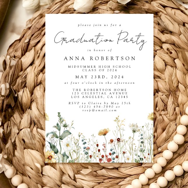 Invitación a una fiesta de graduación de campo de  (Subido por el creador)
