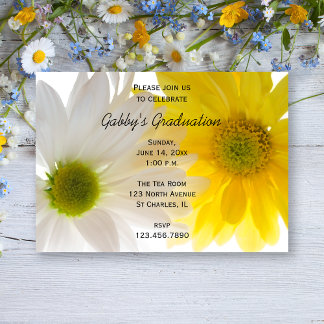 Invitación a una fiesta de graduación de dos días