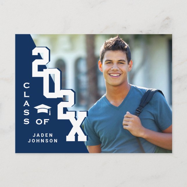 Invitación a una fiesta de graduación de FOTO 2023 (Anverso)