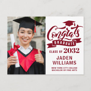 Invitación a una fiesta de graduación de FOTO 2024