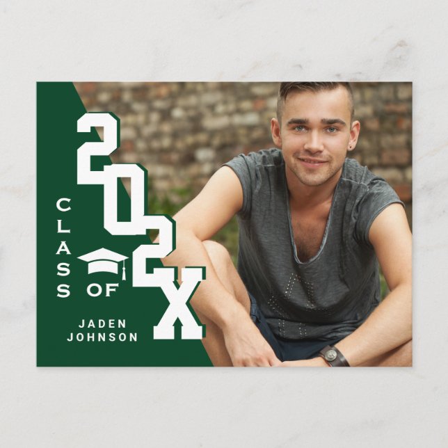 Invitación a una fiesta de graduación de FOTO 2025 (Anverso)