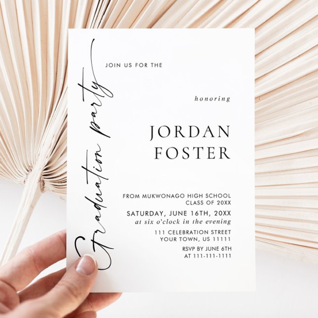 Invitación a una fiesta de graduación de FOTO 2025 (Subido por el creador)