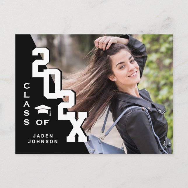 Invitación a una fiesta de graduación de FOTO 2025 (Anverso)