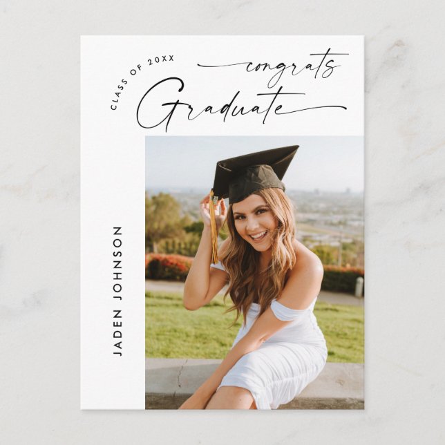 Invitación a una fiesta de graduación de FOTO mode (Anverso)