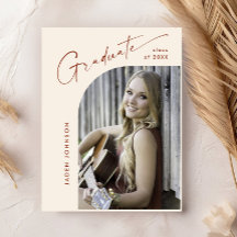 Invitación a una fiesta de graduación de FOTO mode