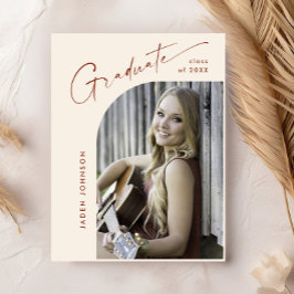 Invitación a una fiesta de graduación de FOTO mode