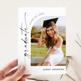 Invitación a una fiesta de graduación de FOTO mode