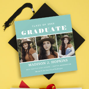 Invitación a una fiesta de graduación de fotografí