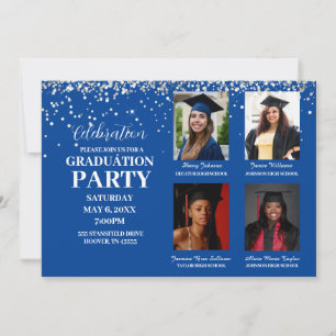Invitación a una fiesta de graduación de fotografí